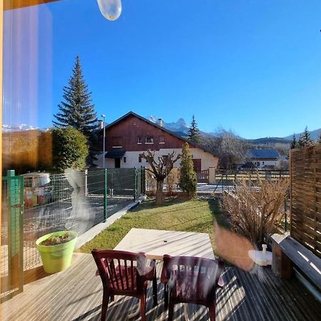 Maison + Jardin Vue Sur Les Montagnes Barcelonnette Esterno foto