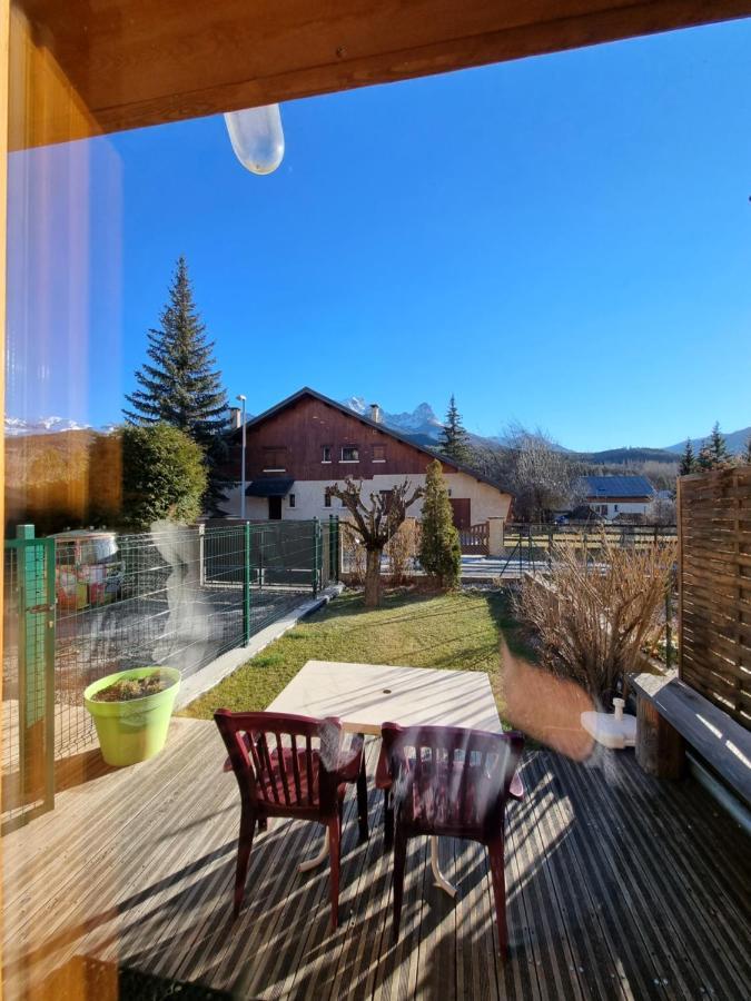 Maison + Jardin Vue Sur Les Montagnes Barcelonnette Esterno foto